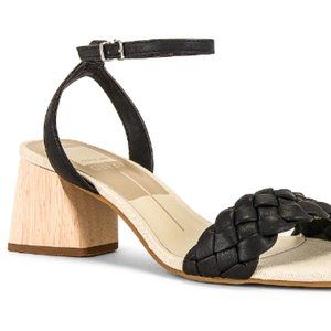 Maren Sandal Dolce Vita from REVOLVE. Black Strappy Block-Heel Sandal. Size: 7